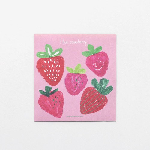 딸기가조아 스티커(10개)